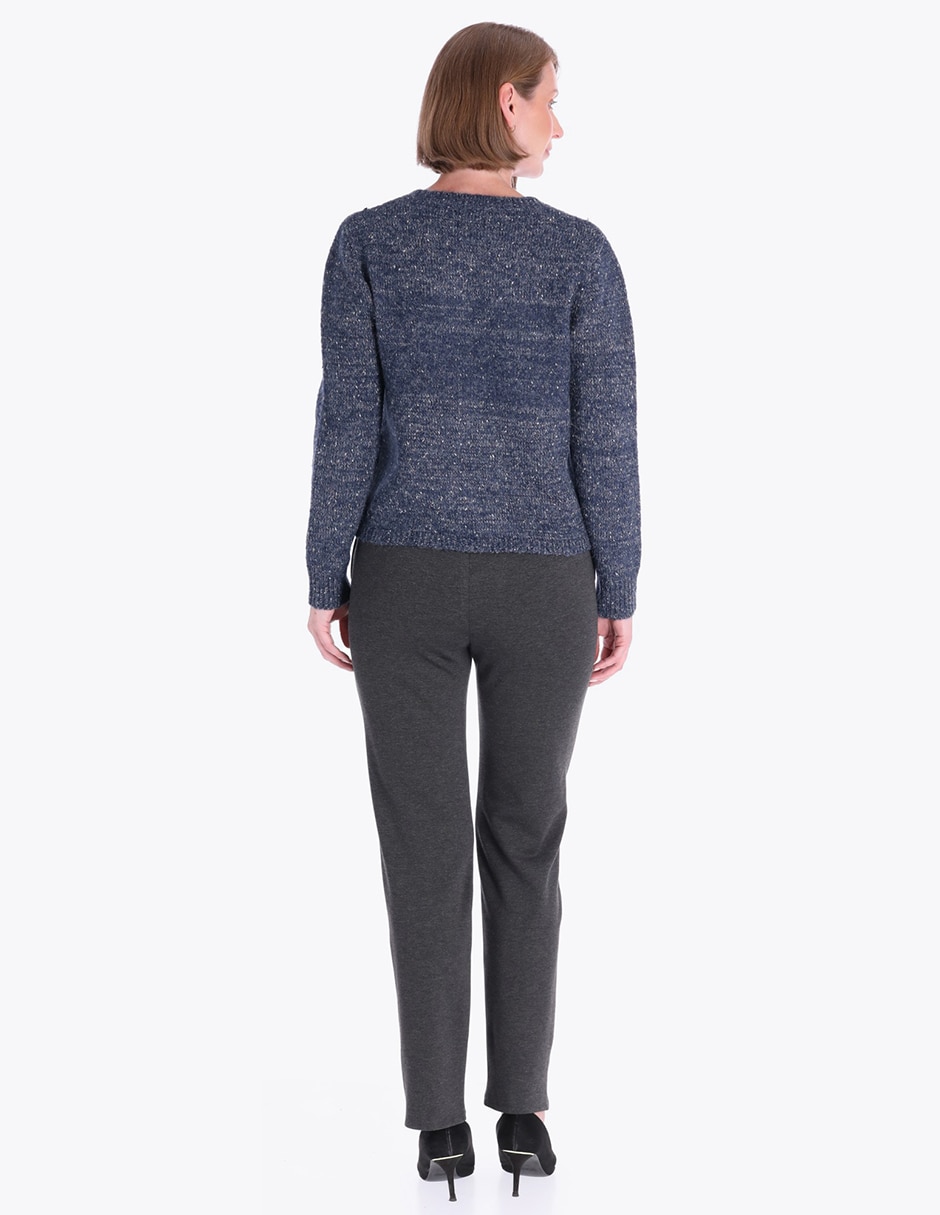 Sueter cuello redondo para mujer 2