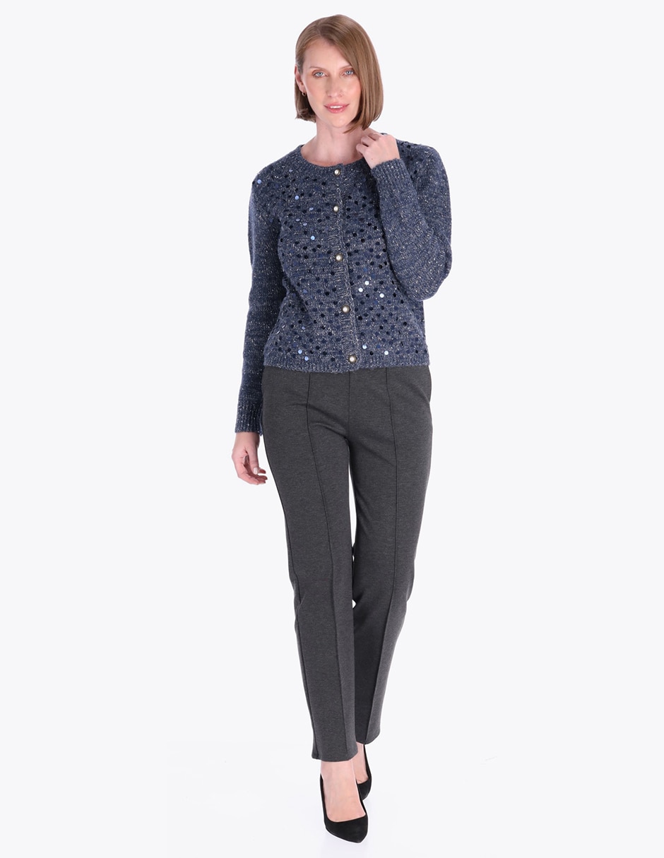 Sueter cuello redondo para mujer 3