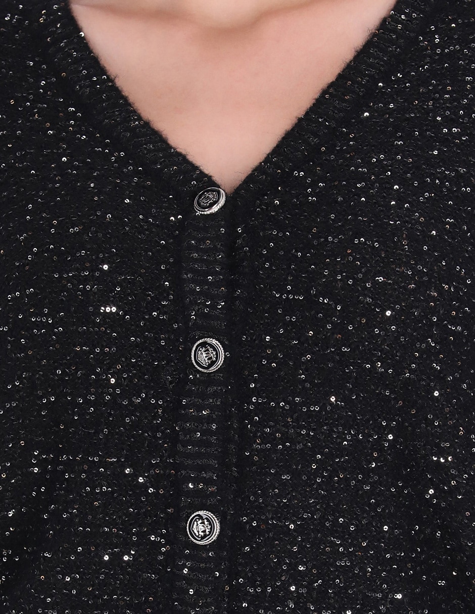 Suéter cuello v para mujer 4
