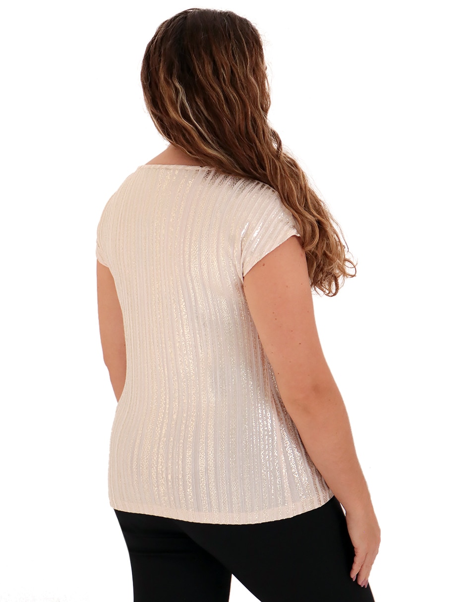Blusa manga corta para mujer 6