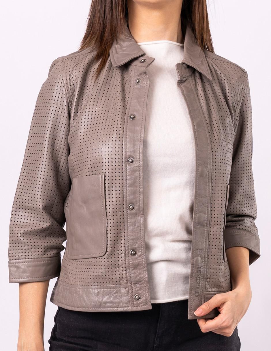 Chamarra casual piel para mujer Chamarra casual piel para mujer