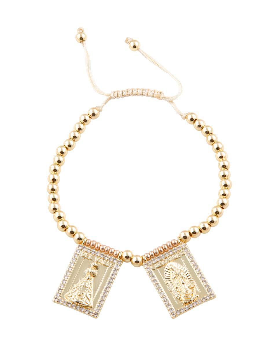 Pulsera 18 k Oravita con acabado baño de oro