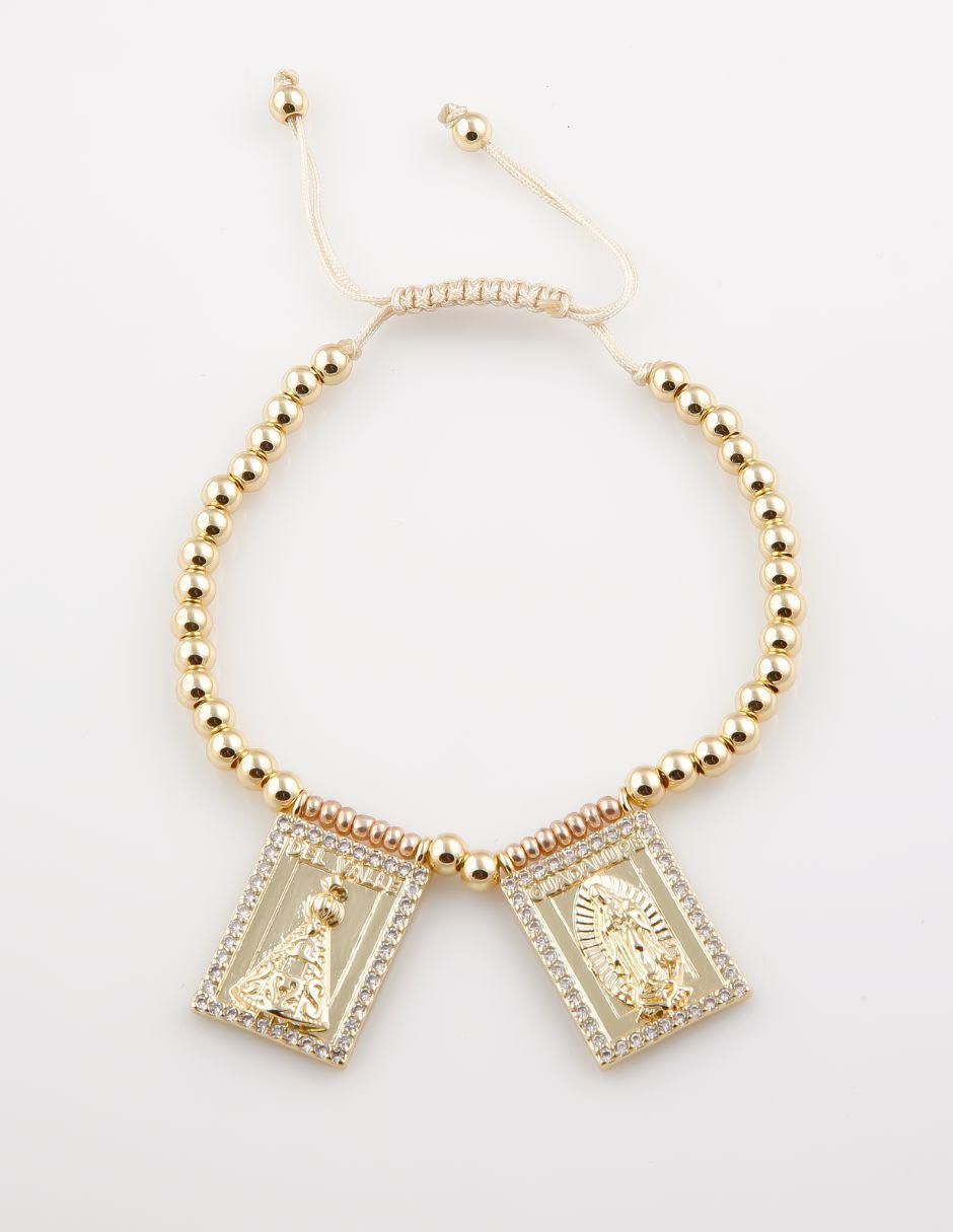 Pulsera 18 k Oravita con acabado baño de oro 2