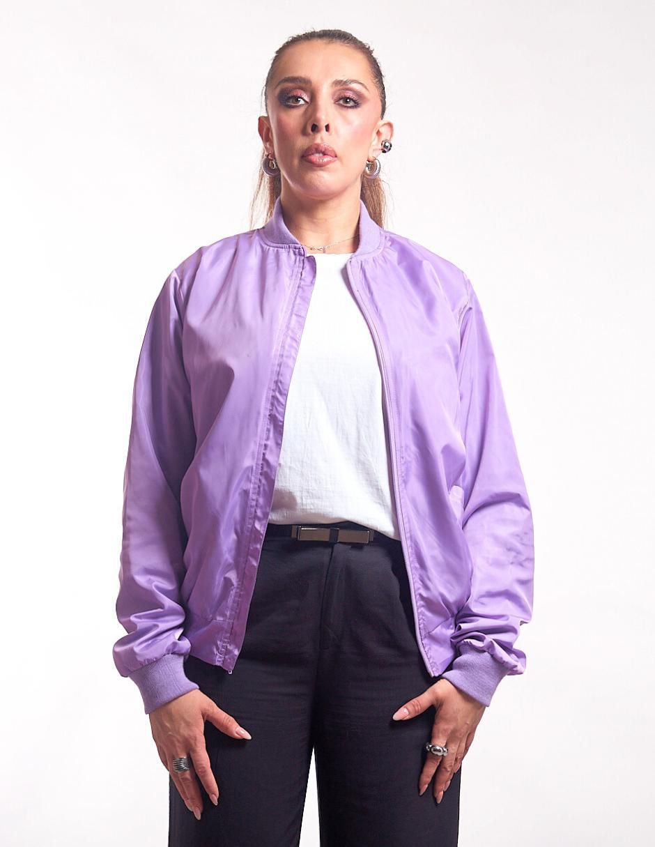 Chamarra bomber Color´s impermeable para mujer 3