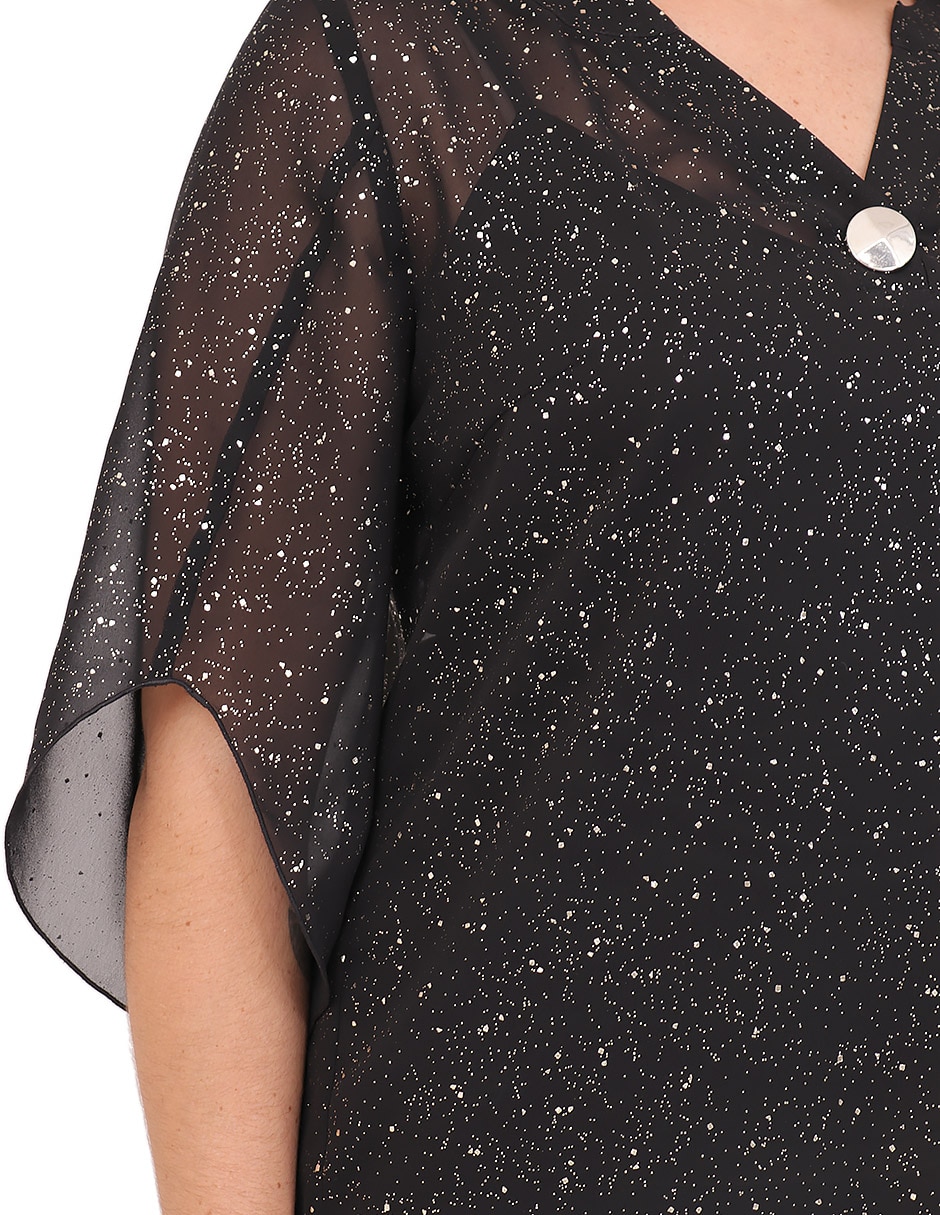 Blusa manga corta para mujer 4