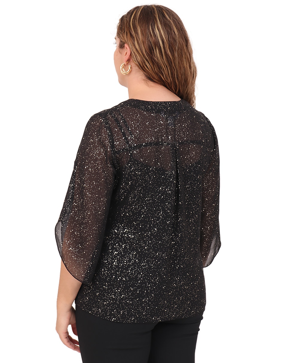Blusa manga corta para mujer 6