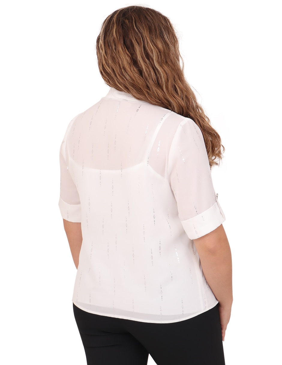 Blusa manga 3/4 para mujer 6