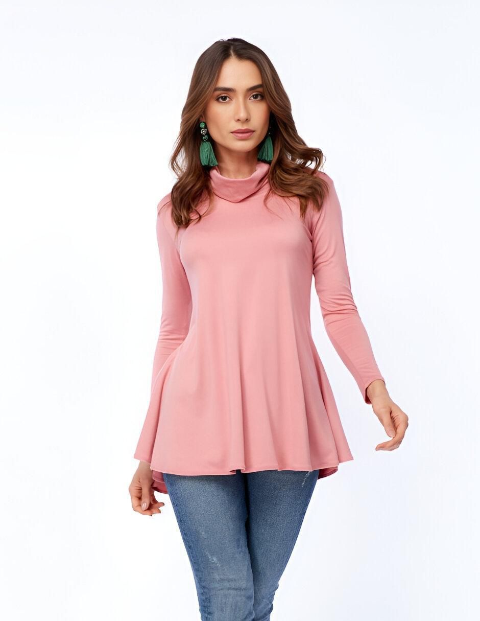 Blusa manga larga para mujer