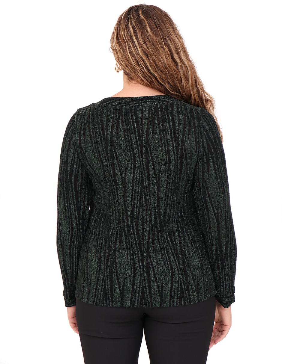 Blusa manga larga para mujer 7