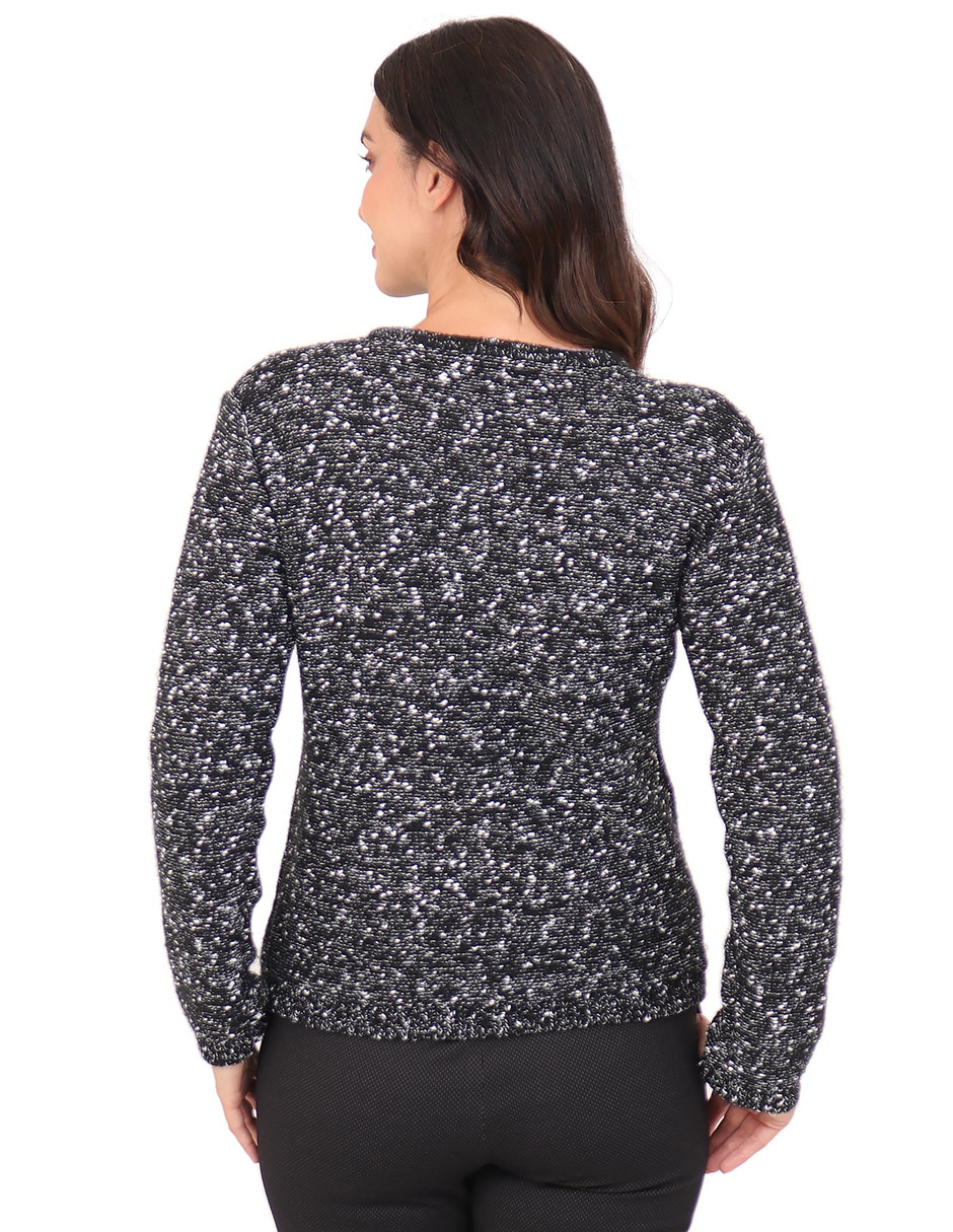 Suéter cuello redondo para mujer 6