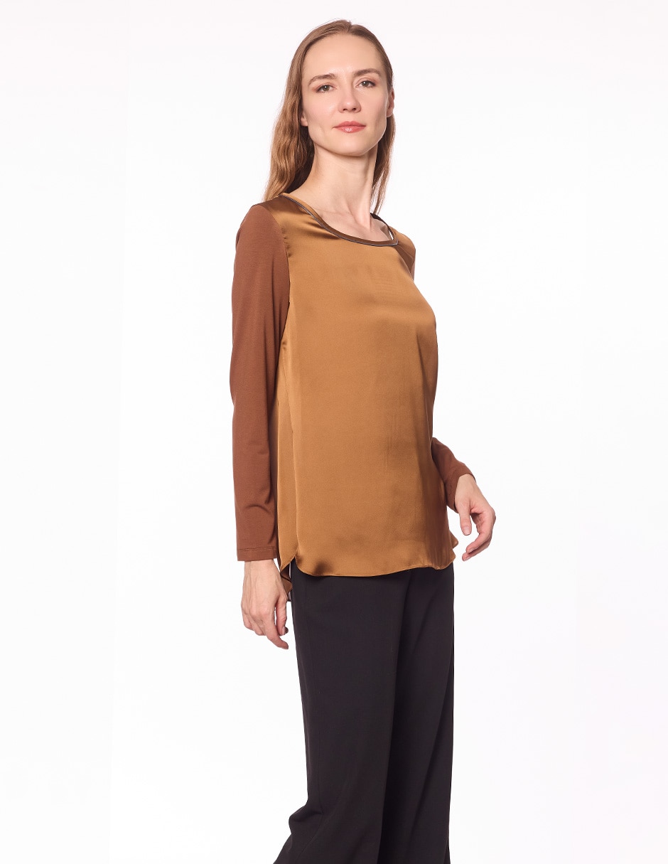 Blusa manga larga para mujer 3
