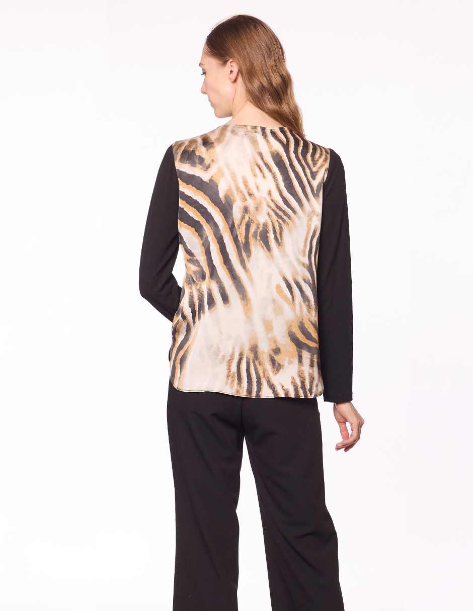 Blusa manga larga para mujer 4