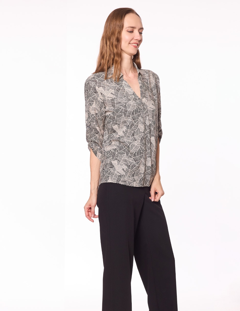 Blusa manga 3/4 para mujer 3