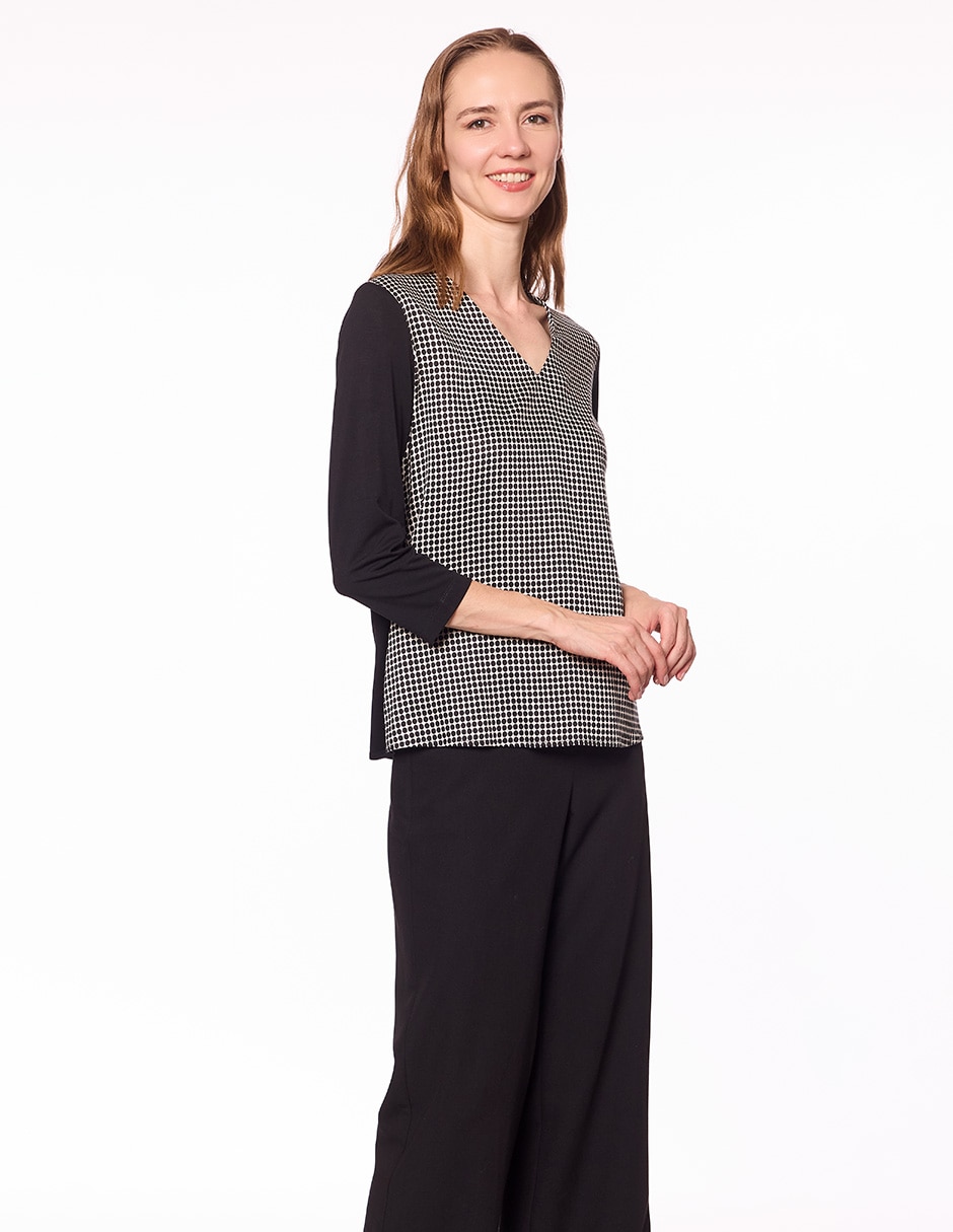 Blusa manga 3/4 para mujer 3