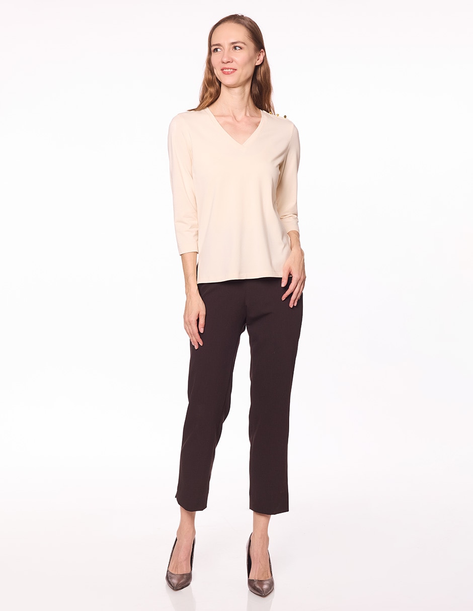 Blusa manga 3/4 para mujer 2