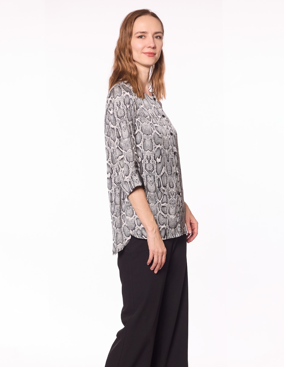 Blusa manga 3/4 para mujer 3