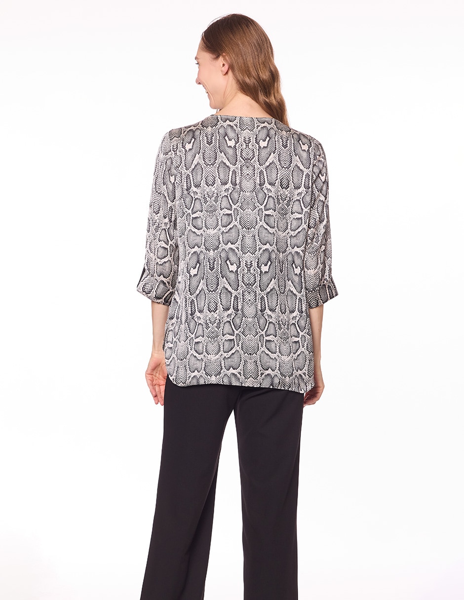 Blusa manga 3/4 para mujer 4