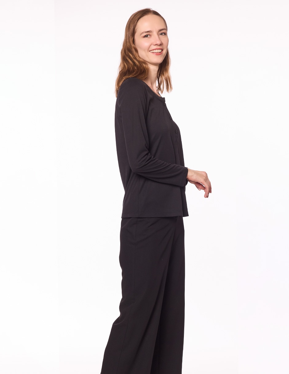 Blusa manga larga para mujer 3