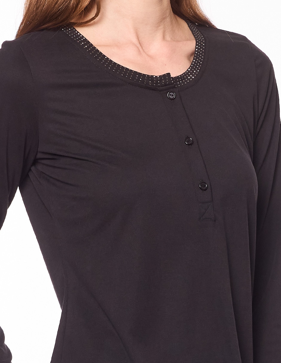 Blusa manga larga para mujer 5