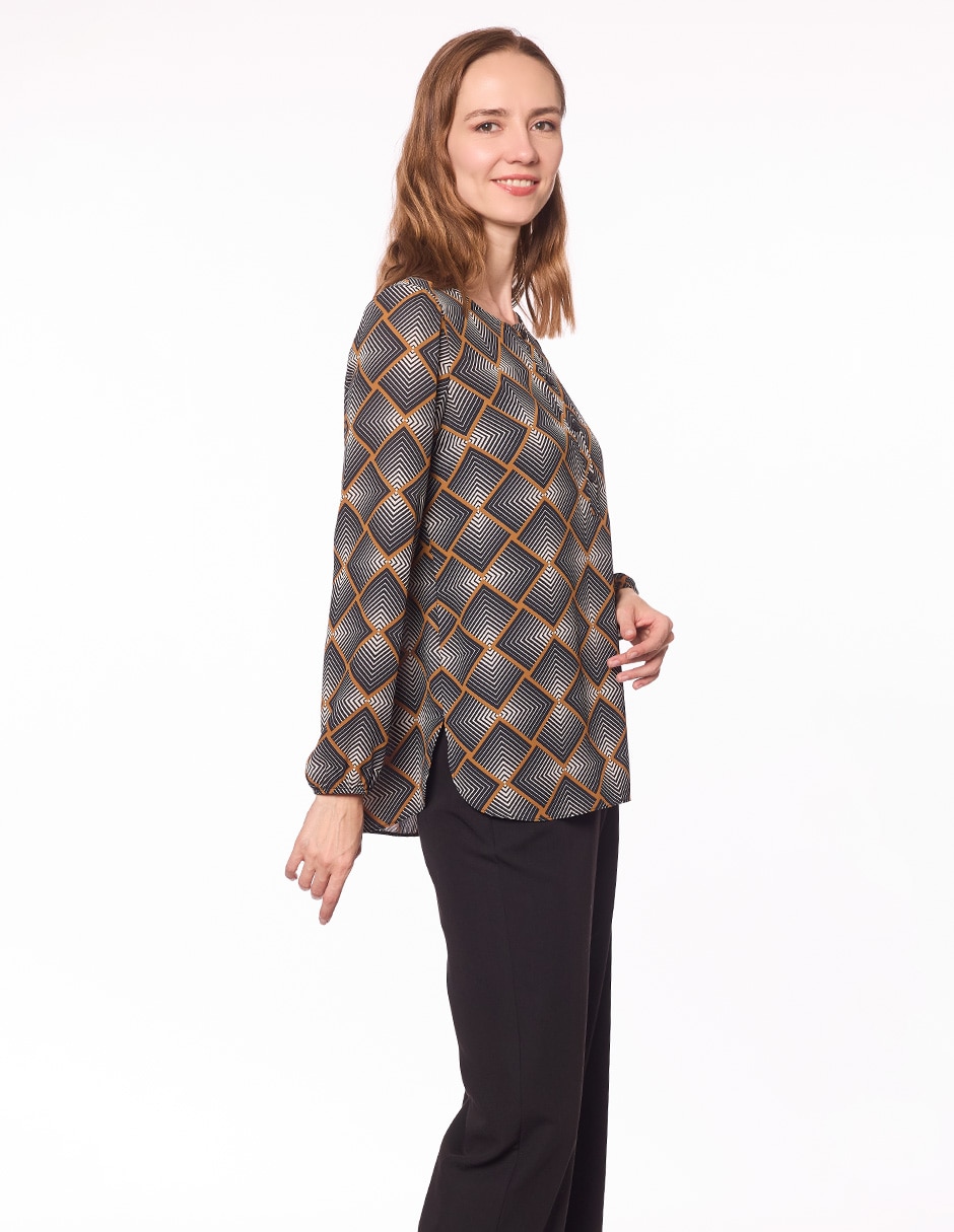 Blusa manga larga para mujer 3