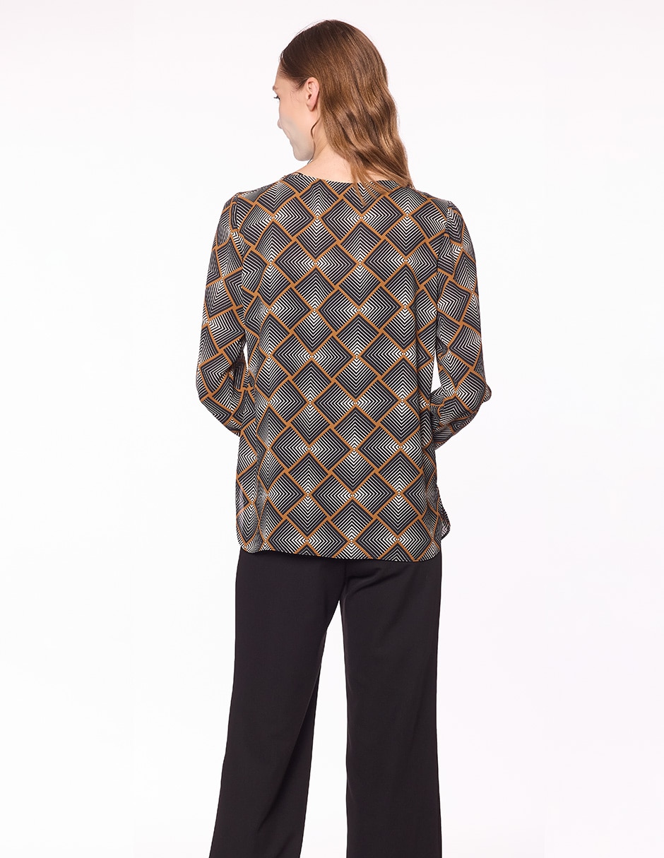 Blusa manga larga para mujer 4