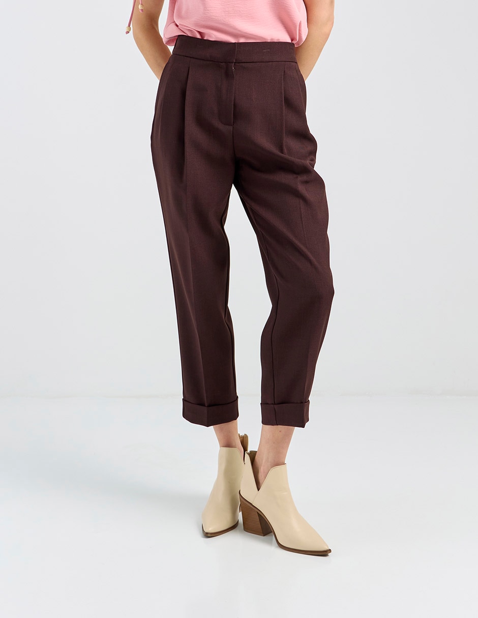Pantalón de vestir slim para mujer Pantalón de vestir slim para mujer