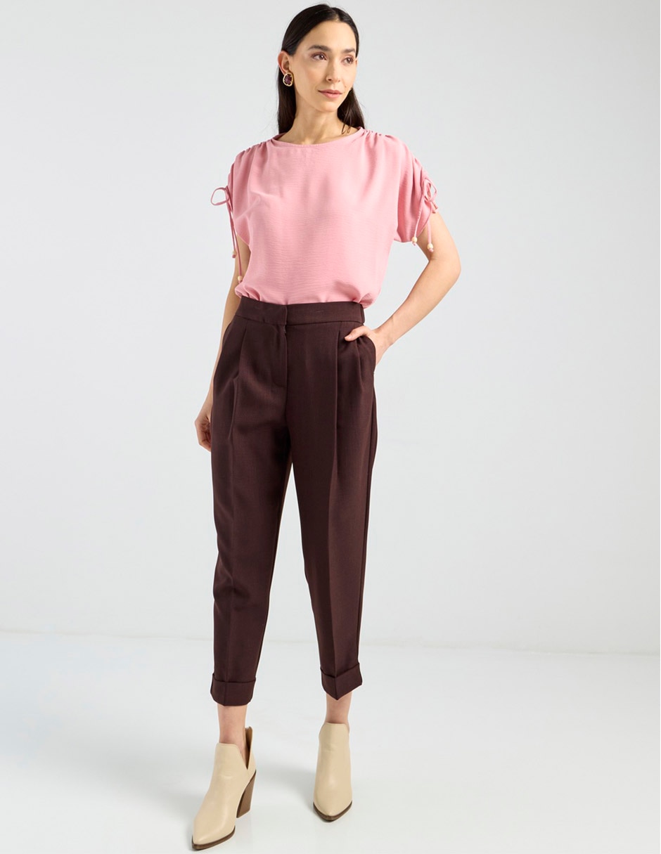 Pantalón de vestir slim para mujer 3