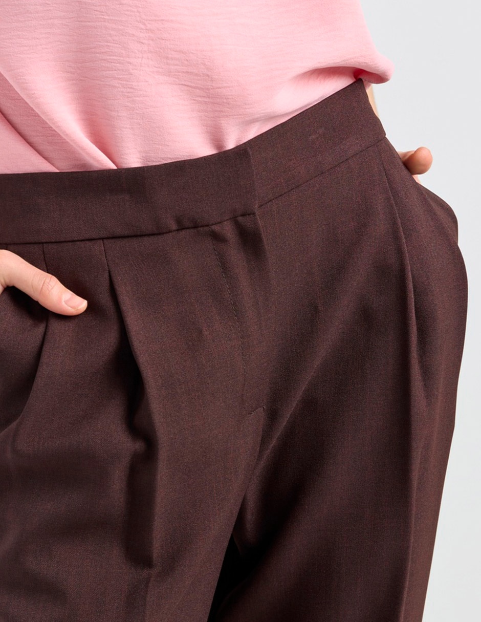 Pantalón de vestir slim para mujer 4