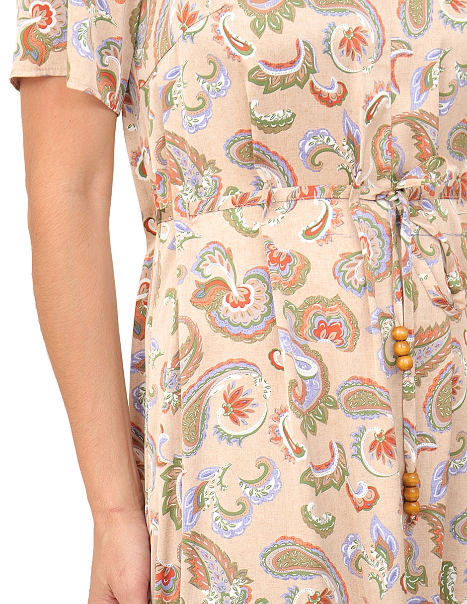 Vestido midi casual Calabria para mujer 4