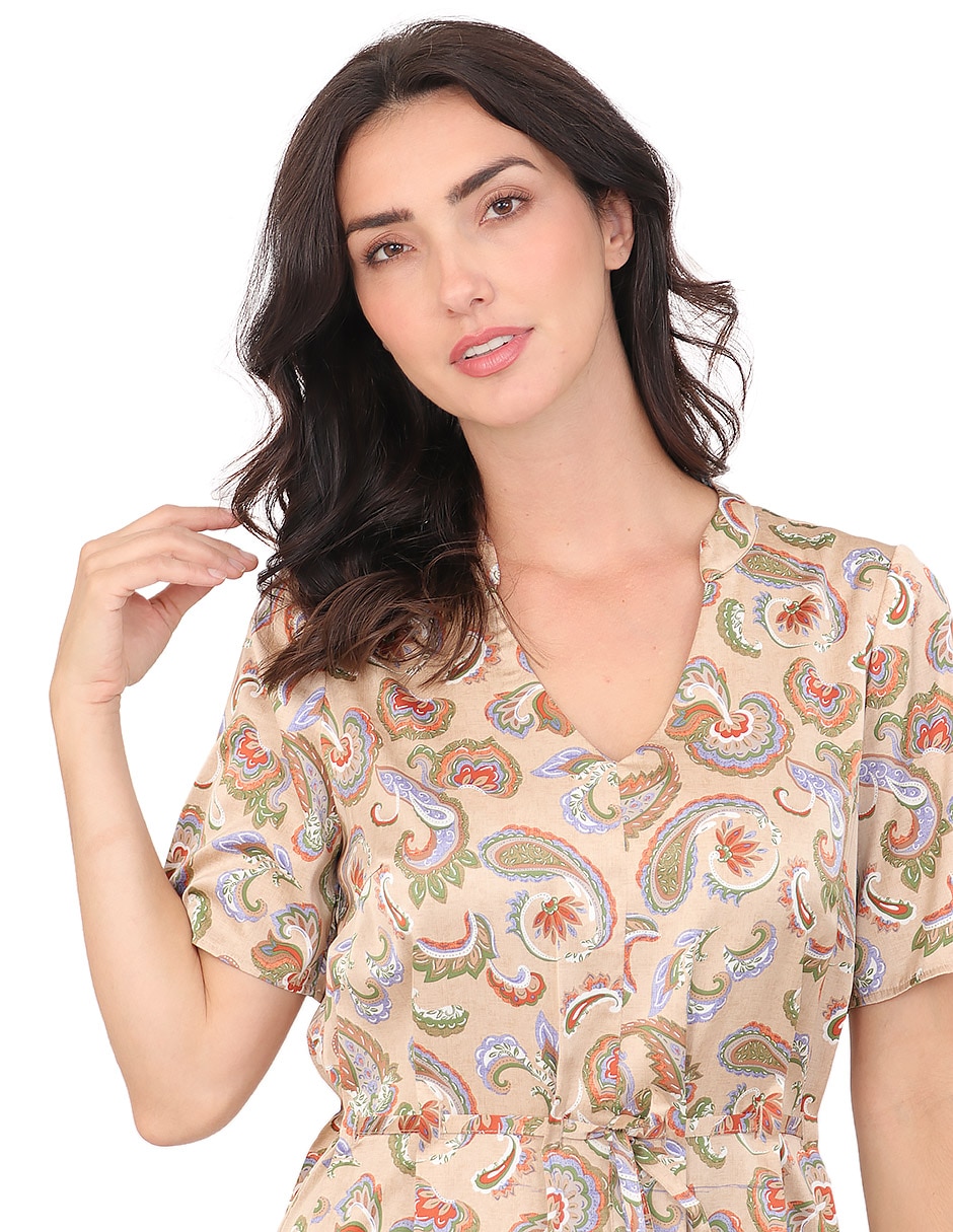 Vestido midi casual Calabria para mujer 5