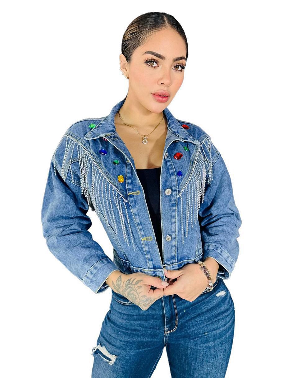 Chamarra de mezclilla para mujer Chamarra de mezclilla para mujer