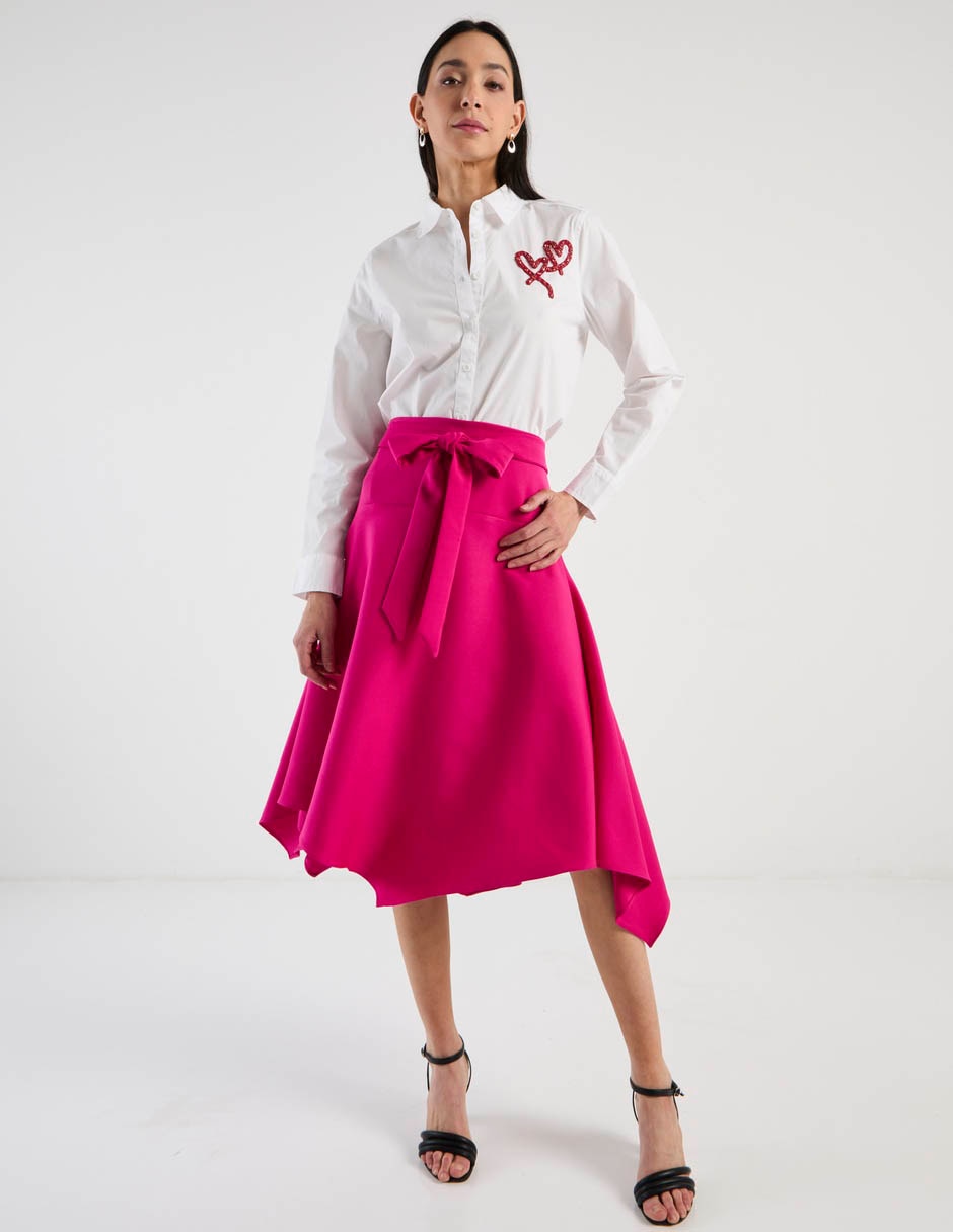 Blusa camisera manga larga para mujer 3