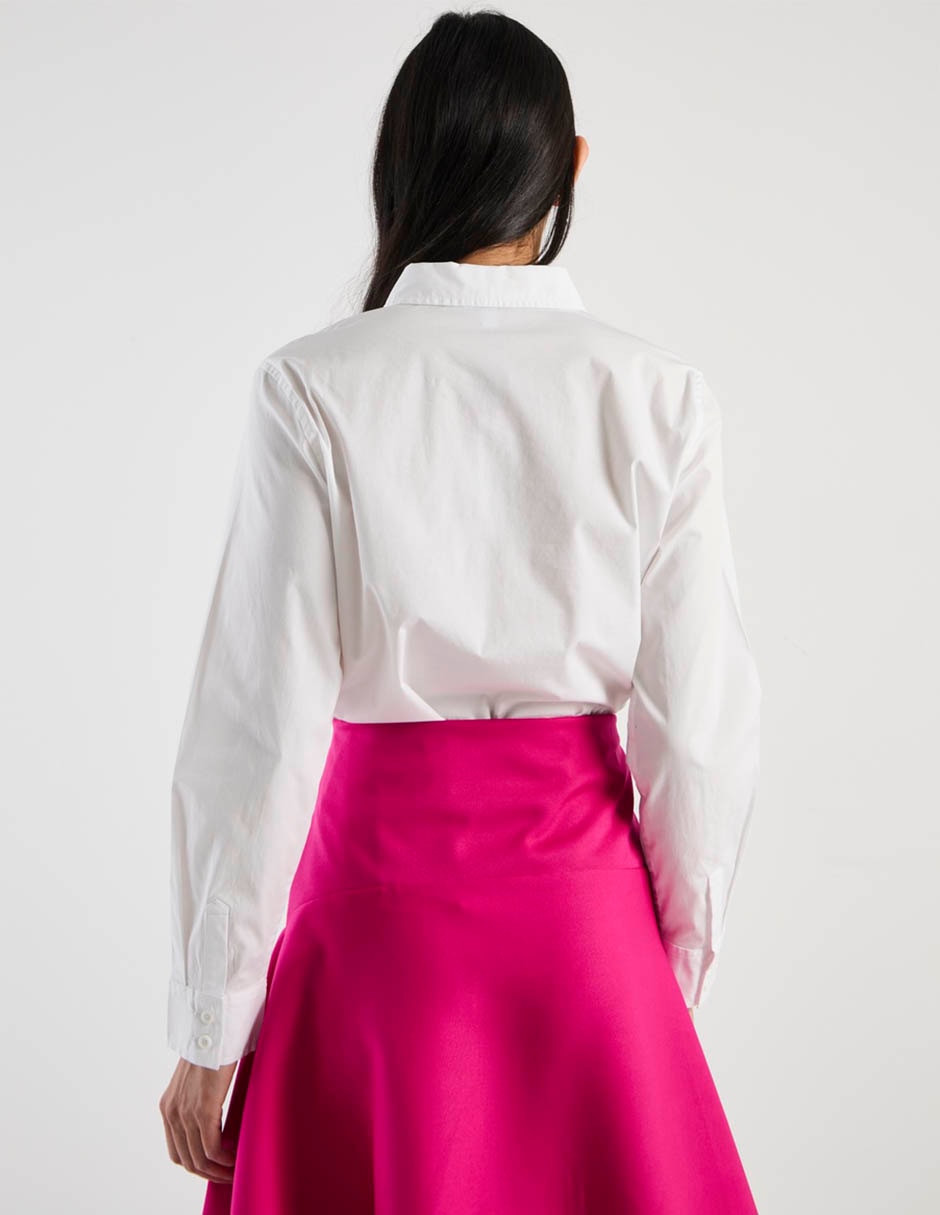 Blusa camisera manga larga para mujer 6