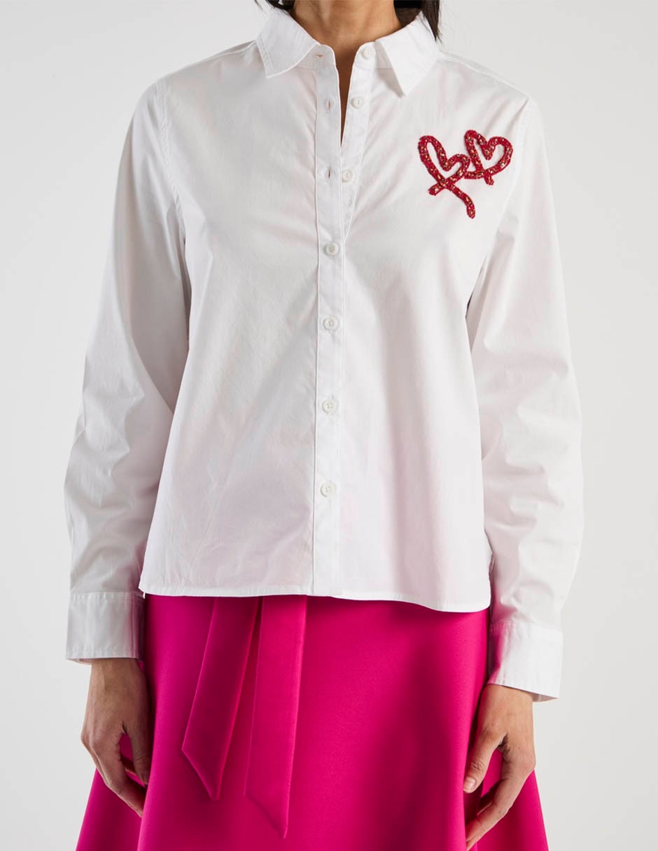 Blusa camisera manga larga para mujer 7
