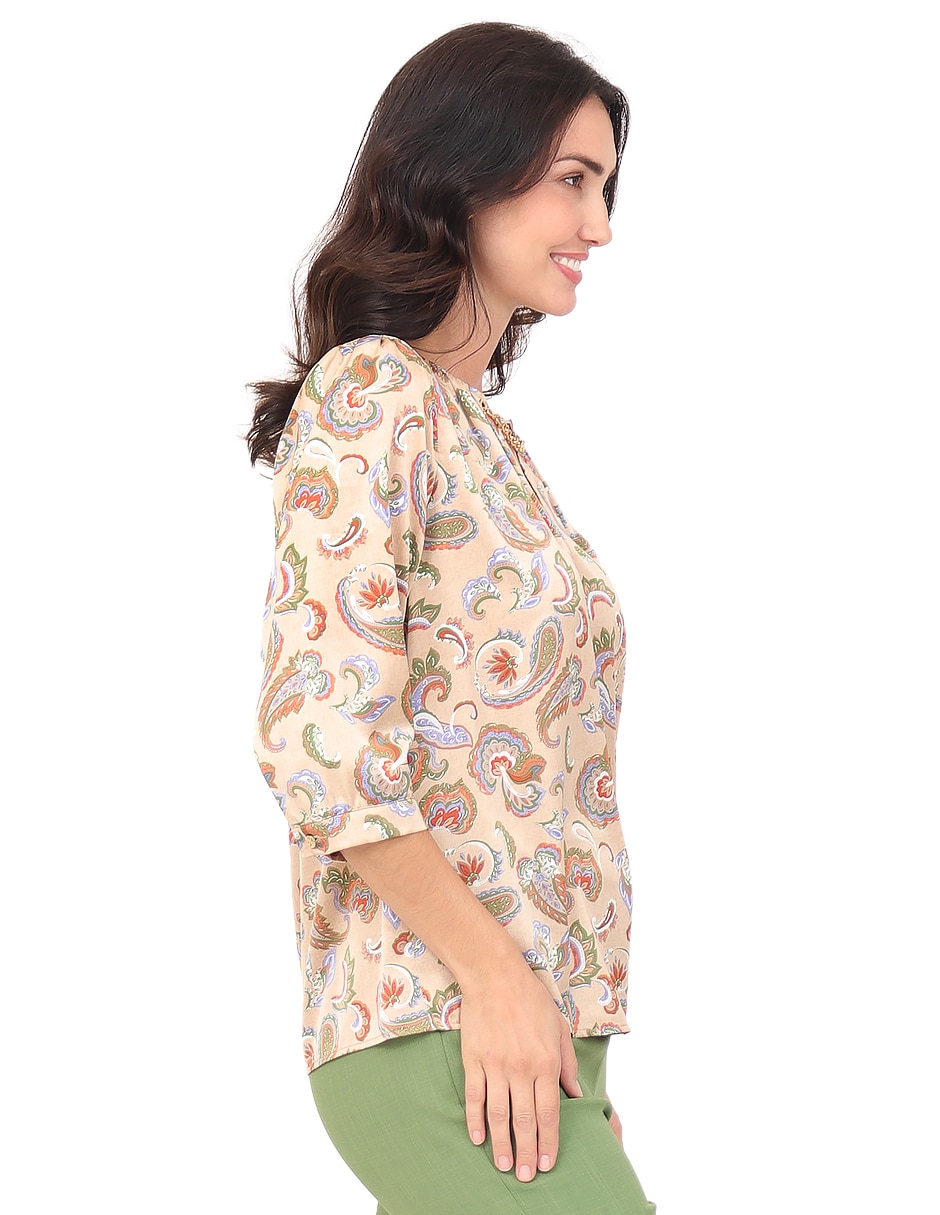 Blusa manga 3/4 para mujer 3
