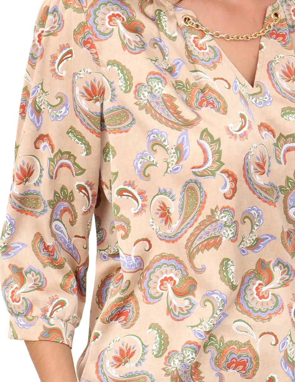 Blusa manga 3/4 para mujer 4