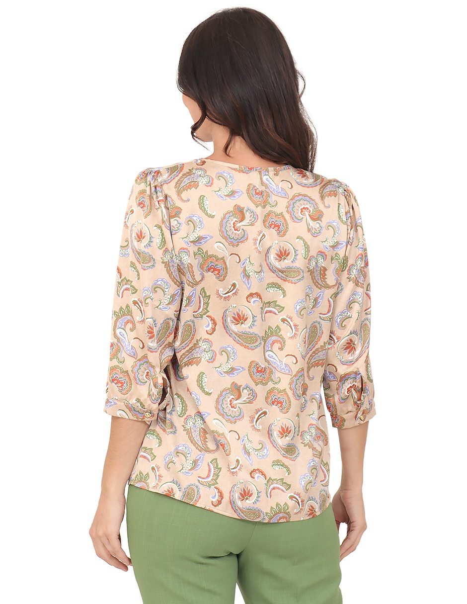 Blusa manga 3/4 para mujer 6