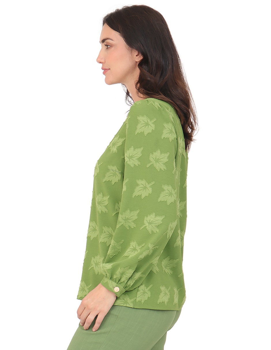 Blusa manga larga para mujer 3