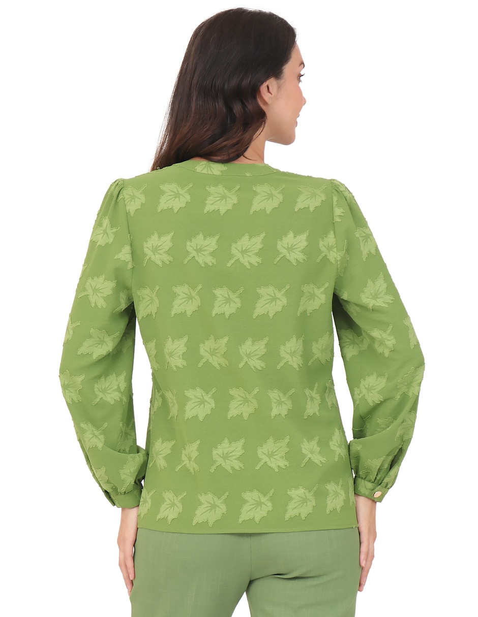 Blusa manga larga para mujer 6