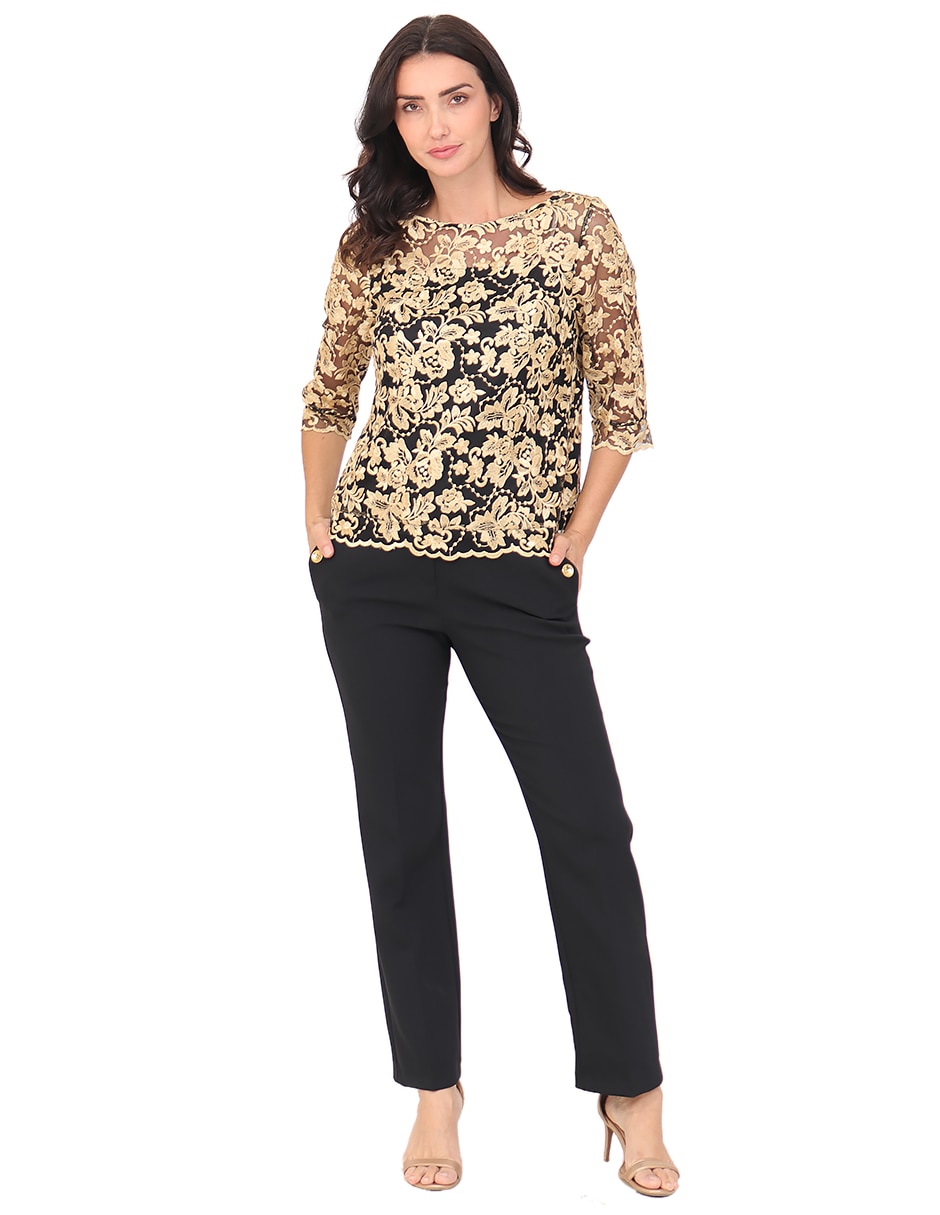 Blusa manga 3/4 para mujer 2