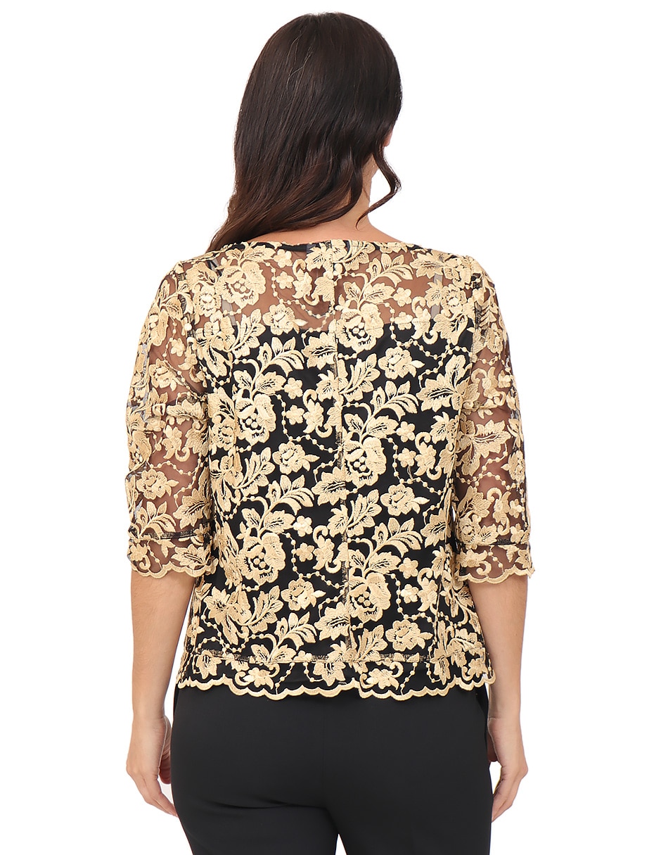 Blusa manga 3/4 para mujer 7