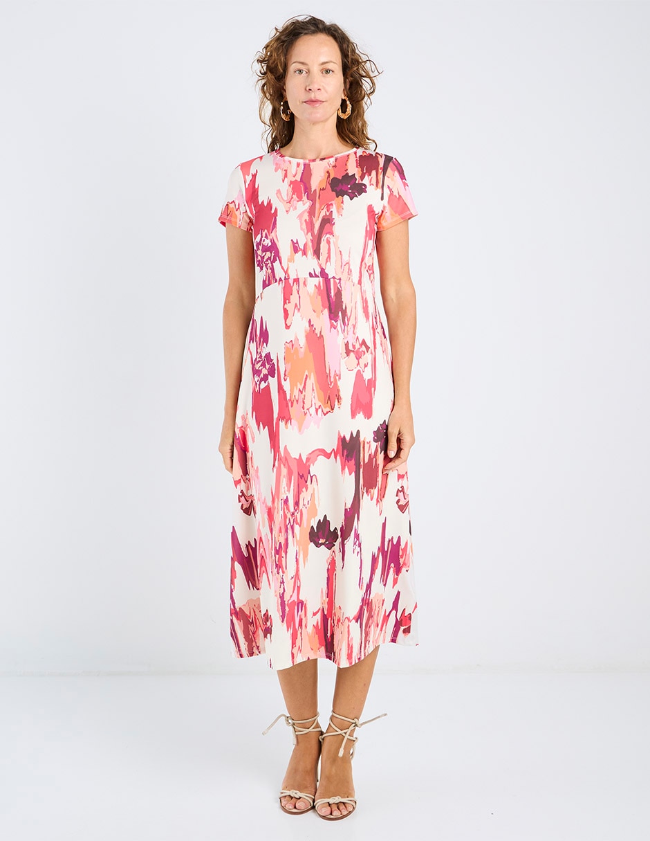 Vestido midi casual para mujer Vestido midi casual para mujer