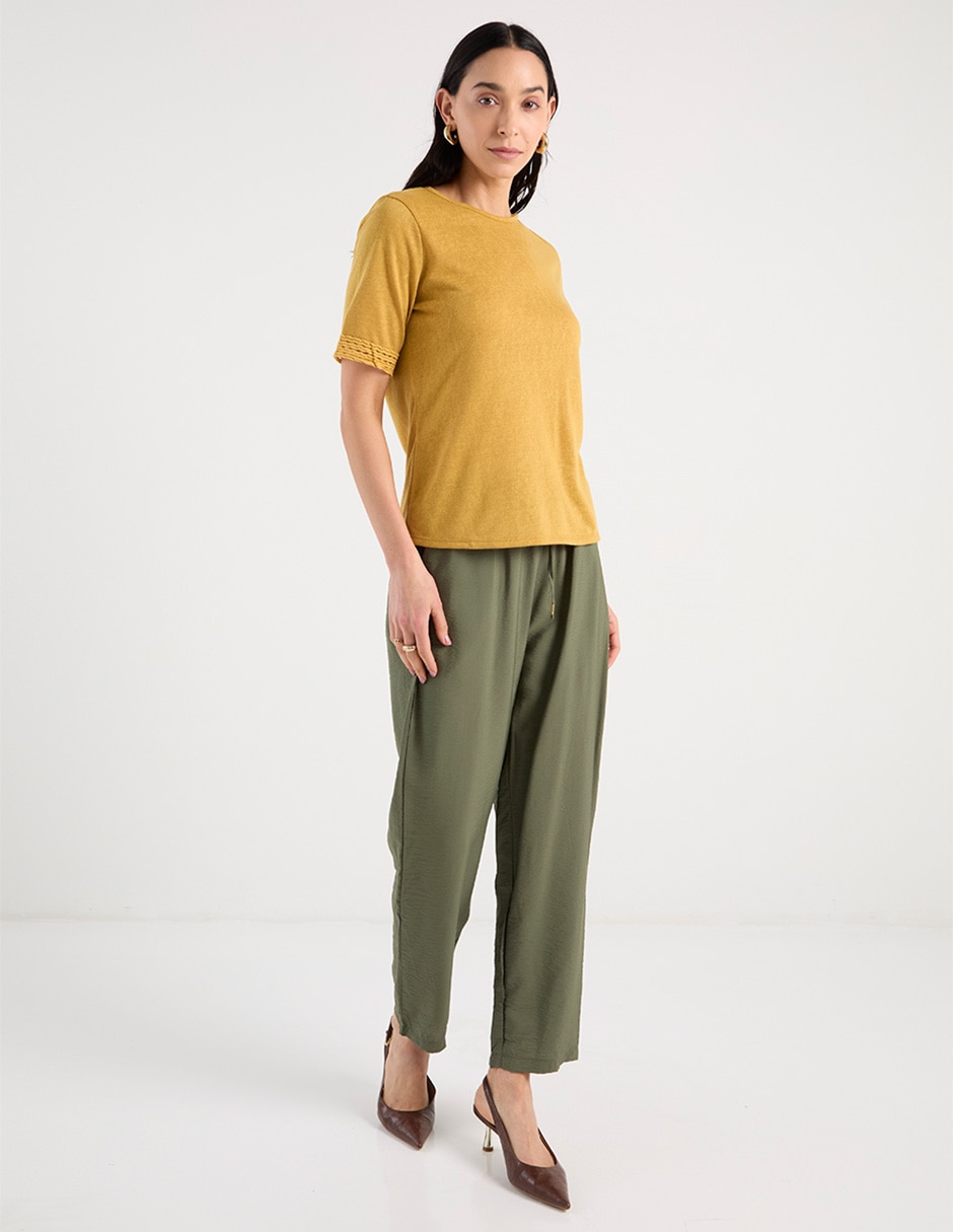 Blusa manga corta para mujer 3