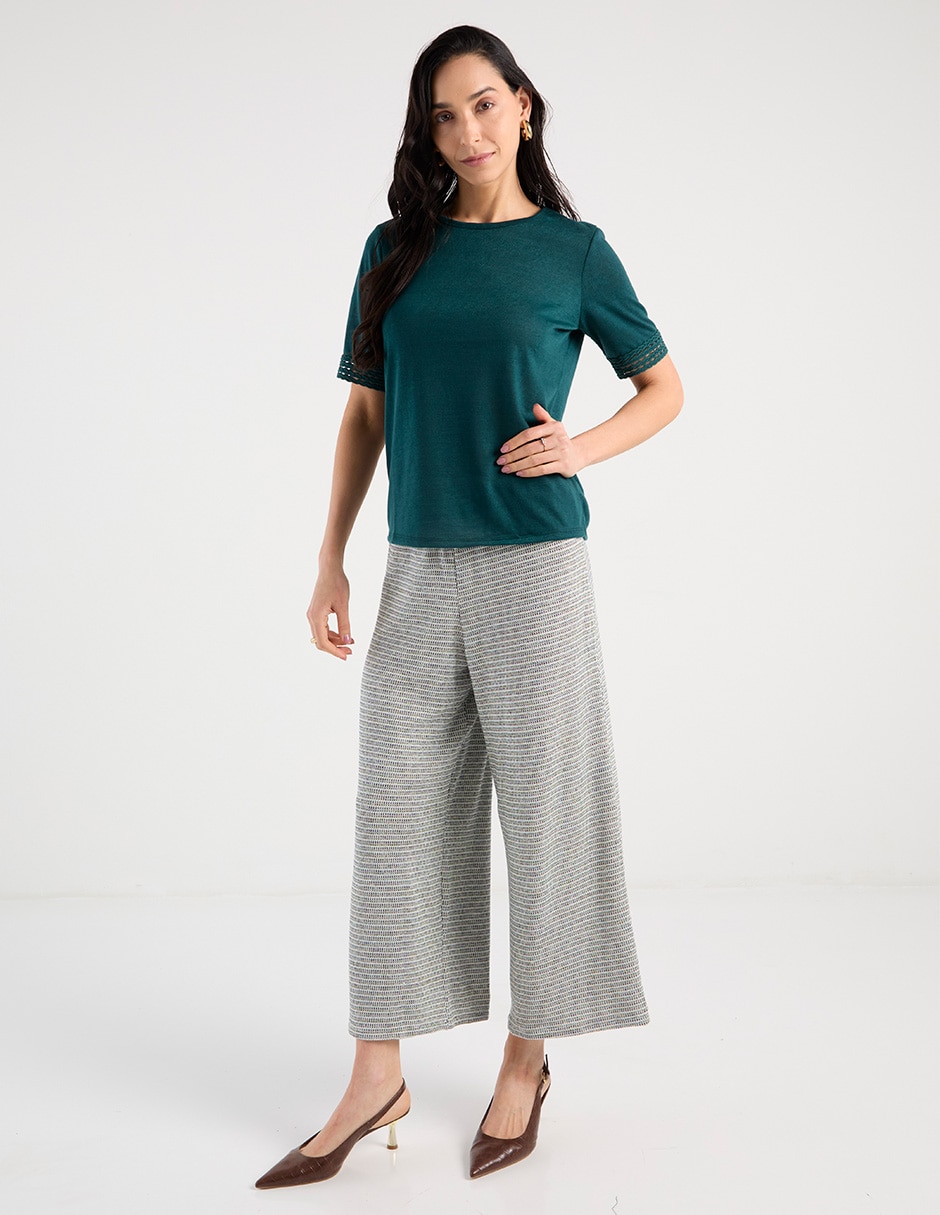 Blusa manga corta para mujer 2