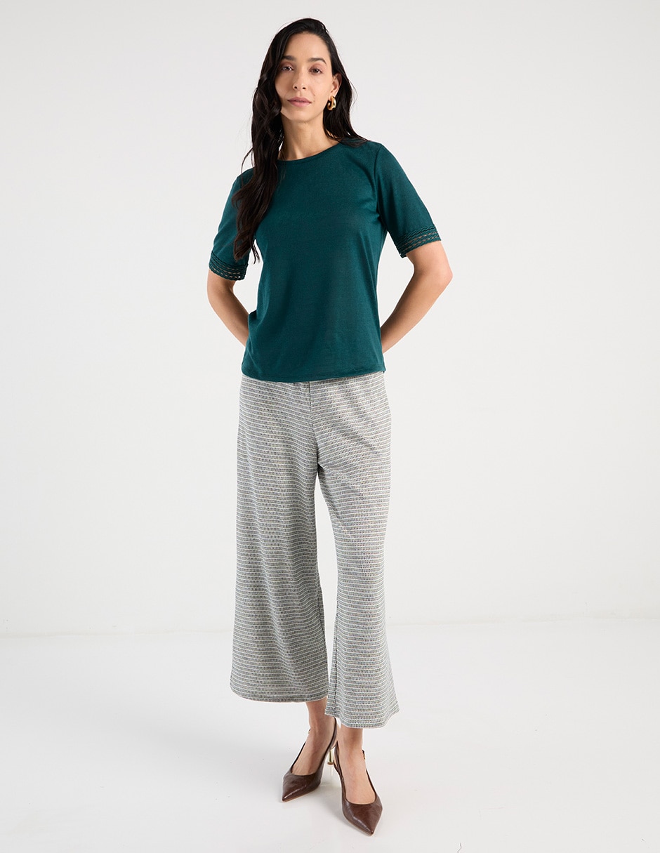 Blusa manga corta para mujer 3