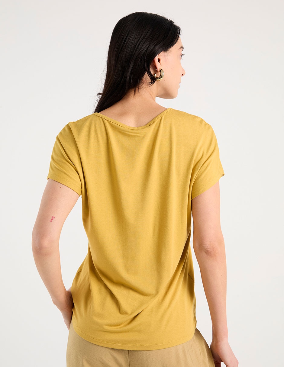 Blusa manga corta para mujer 6
