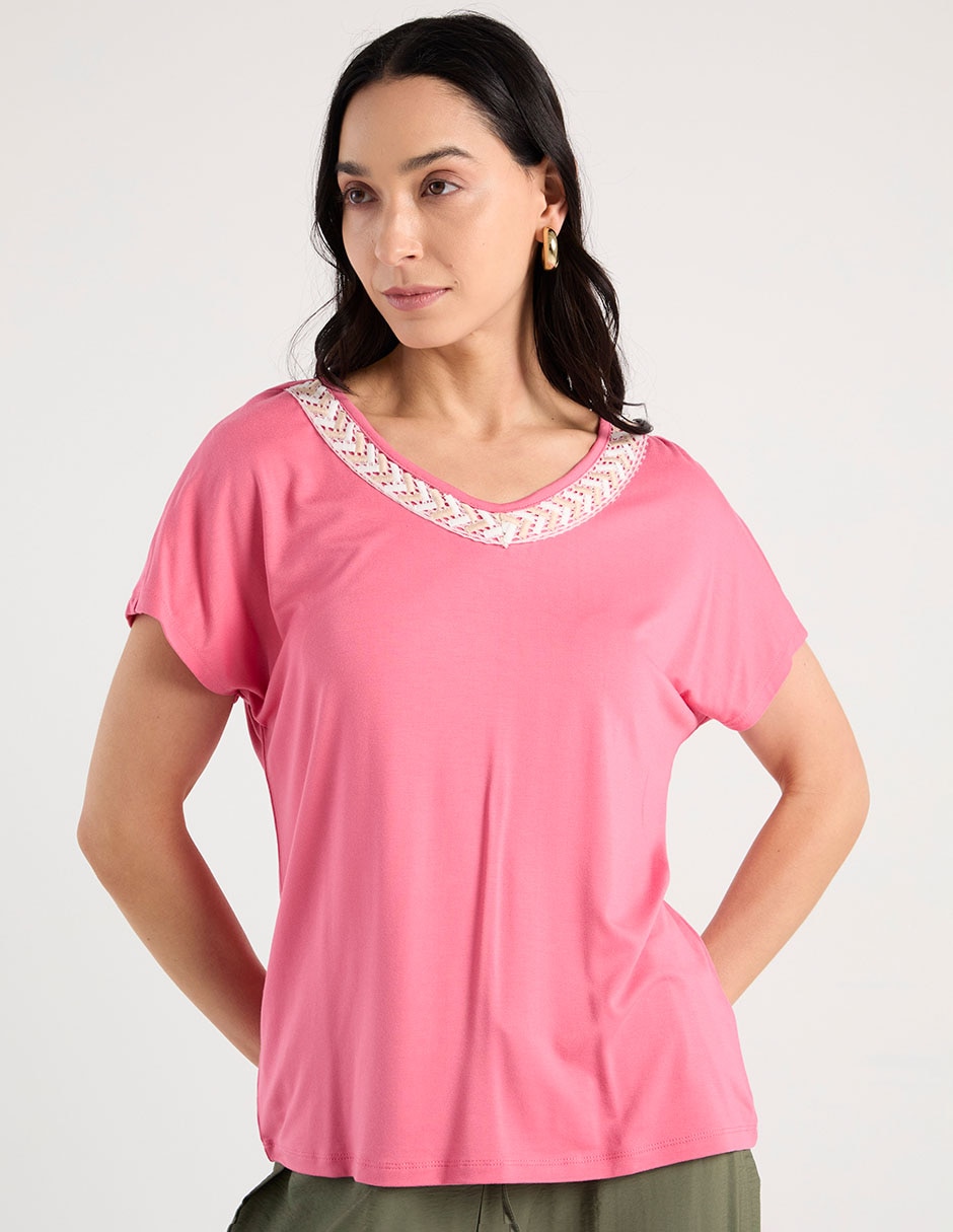 Blusa manga corta para mujer Blusa manga corta para mujer