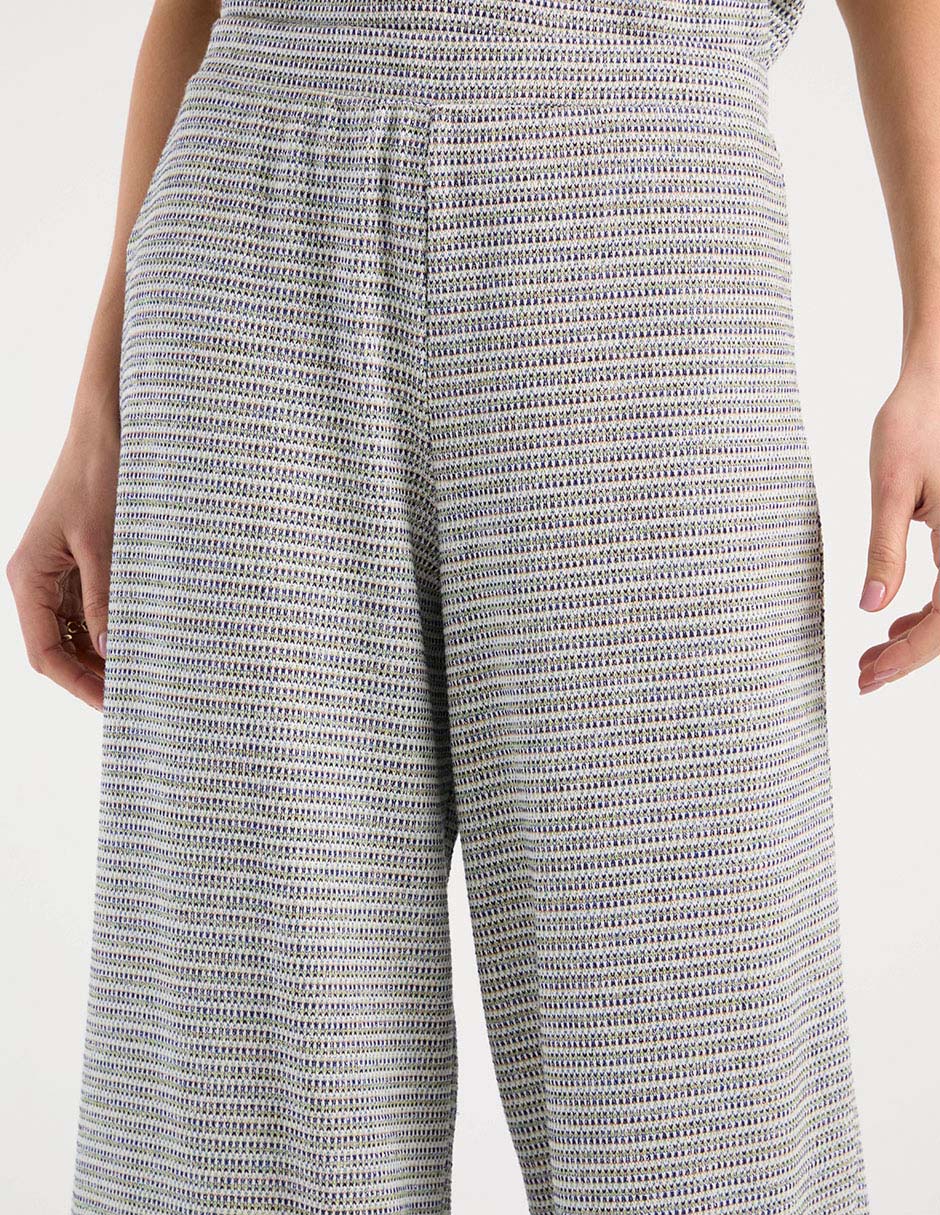 Pantalón coulotte amplio para mujer 4