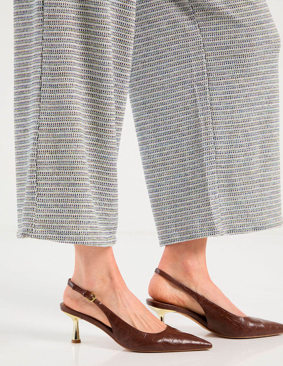 Pantalón coulotte amplio para mujer 5