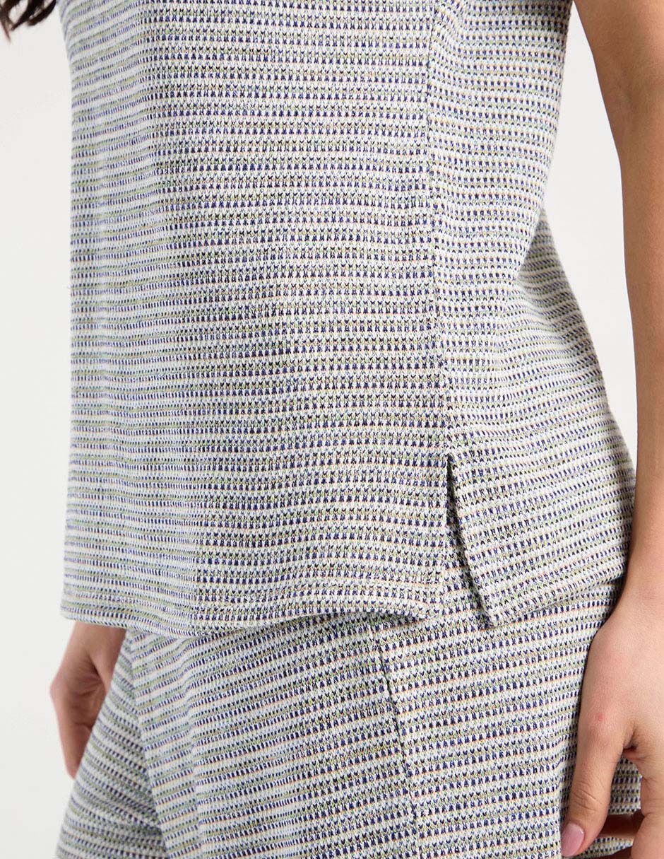 Blusa manga corta para mujer 5